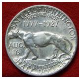 1927 Vermont Silver Commemorative Half Dollar