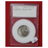 1912 Barber Silver Quarter ***