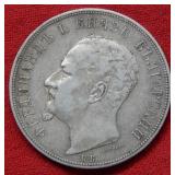 1892 Bulgaria 5 Leva