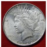 1922 D Peace Silver Dollar