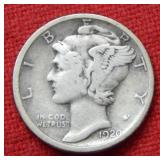 1920 S Mercury Silver Dimes