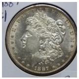 1887 S Morgan Silver Dollar