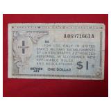 Series 461 Military Payment Coupon $1