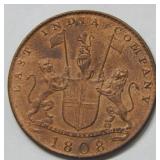 1808 East India Company 10 Cash