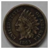 1863 Indian Head Cent