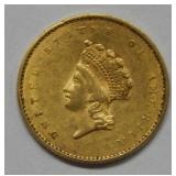 1855 $1 Gold Coin Type II