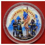 2001 American Eagle Colorized 1 Ounce Silver