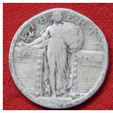 1918 S Standing Liberty Silver Quarter