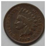 1868 Indian Head Cent