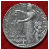 1915 S Panama Pacific Silver Commem Half Dollar