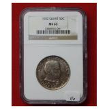 1922 Grant Silver Commem Half Dollar NGC MS65
