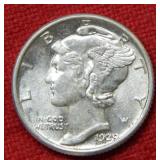 1929 Mercury Silver Dime