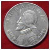 1931 Panama Silver Balboa