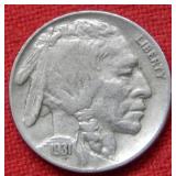 1931 S Buffalo Nickel