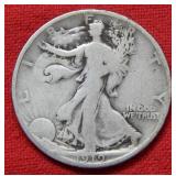 1919 Walking Liberty Silver Half Dollar