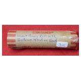 Roll of Lincoln Wheat Cents-Indian Head on End