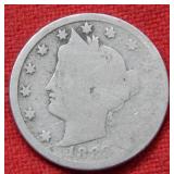 1883 Liberty V Nickel   ---   With Cents