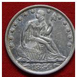 184 O Seated Liberty Silver Half Dollar - Arrows