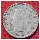 1912 D Liberty V Nickel