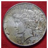 1927 D Peace Silver Dollar
