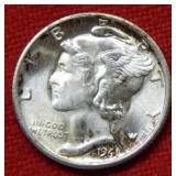 1941  S Mercury Silver Dime