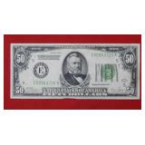 1928 A $50 Federal Reserve Note