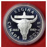 1982 Canada Silver Dollar Regina