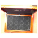 Wooden Display Box for Canada Dollar & Half Dollar