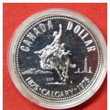 1975 Canada Silver Dollar  Calgary