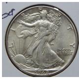 1942 Walking Liberty Silver Half Dollar