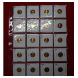 (20) Proof Lincoln Cents