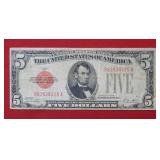 1928 $5 US Note