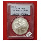 2010 Boy Scouts of America Dollar  PCGS MS69