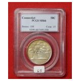 1935 Connecticut Silver Comm Half Dollar PCGS MS66