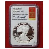 2022 W American Eagle NGC PF70 1 Ounce Silver