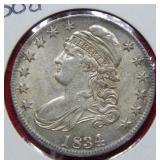 1834 Bust Silver Half Dollar