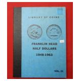 Set of 1948-1963 Franklin Silver Half Dollars