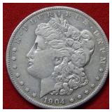 1904 S Morgan Silver Dollar