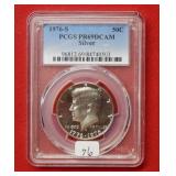 1976 S Kennedy Silver Half Dollar PCGS PR69DCAM