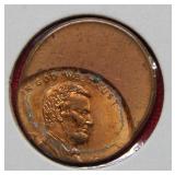 Off Center Punch Lincoln Cent