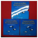 1995 Canada on the Wing 4PC Silver Comm Half $ Set