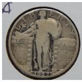 1927 S Standing Liberty Silver Quarter