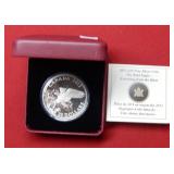 2013 Canada $20 Silver Proof Bald Eagle Box/COA