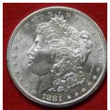 1881 S Morgan Silver Dollar