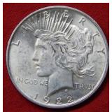 1922 D Peace Silver Dollar