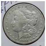 1901 S Morgan Silver Dollar