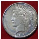 1925 S Peace Silver Dollar