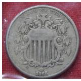1866 Shield Nickel