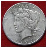 1927 S Peace Silver Dollar