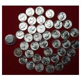 Bulk Lot of 1954 S Washington Silver Quarters